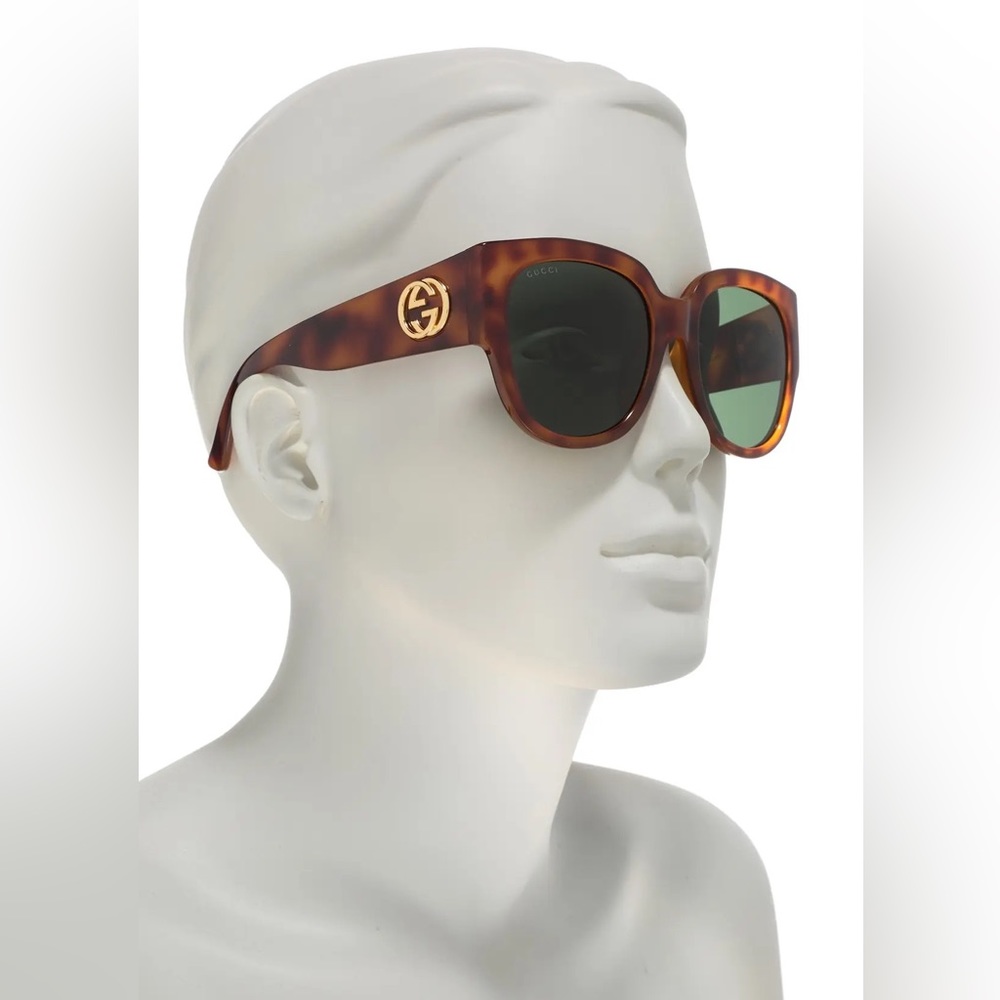🔥🔥🔥 - NEW GUCCI GG0142SA 002 WOMEN’S SUNGLASSES GUCCI - Picture 9 of 12